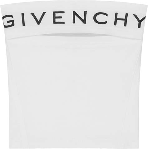 Givenchy White Logo Band Balaclava 